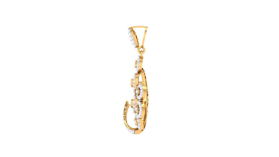 Thumbnail: MBJ Marisol Diamond Pendant set - TPDS339