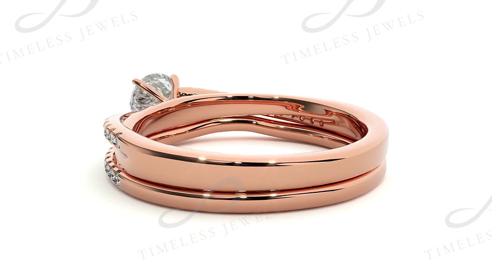 Thumbnail: TJ Zavian Diamond Bridal Ring