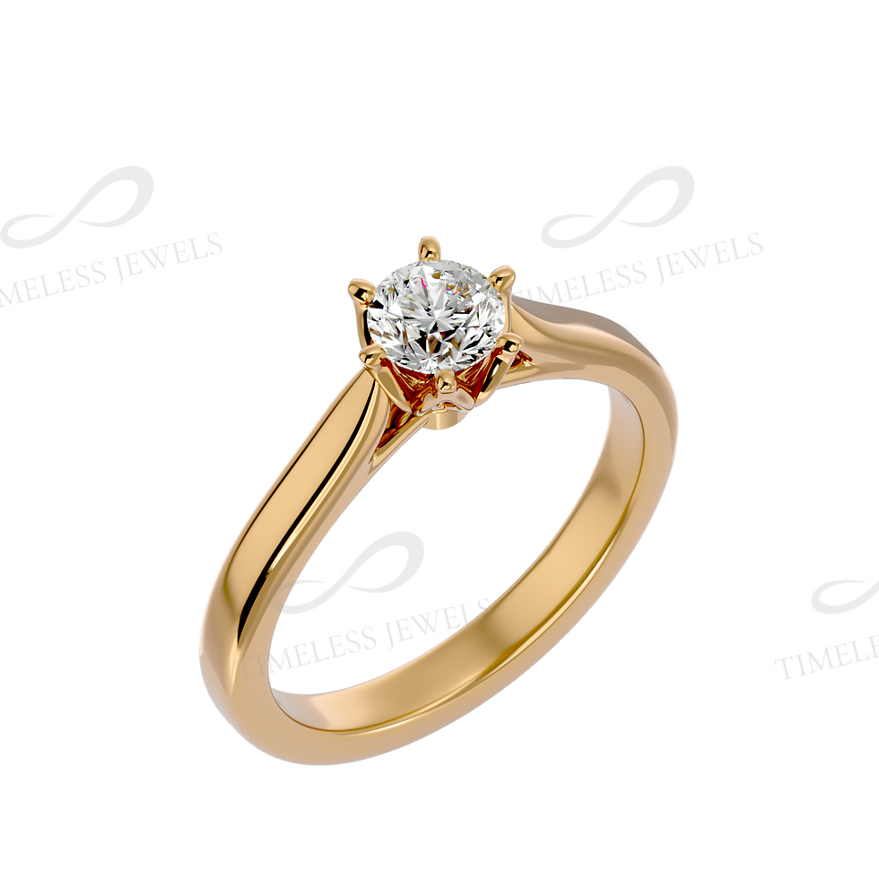 Thumbnail: TJ Orion Single Solitaire Ring