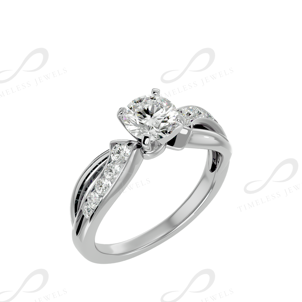 Thumbnail: TJ Faye Diamond Solitaire Ring