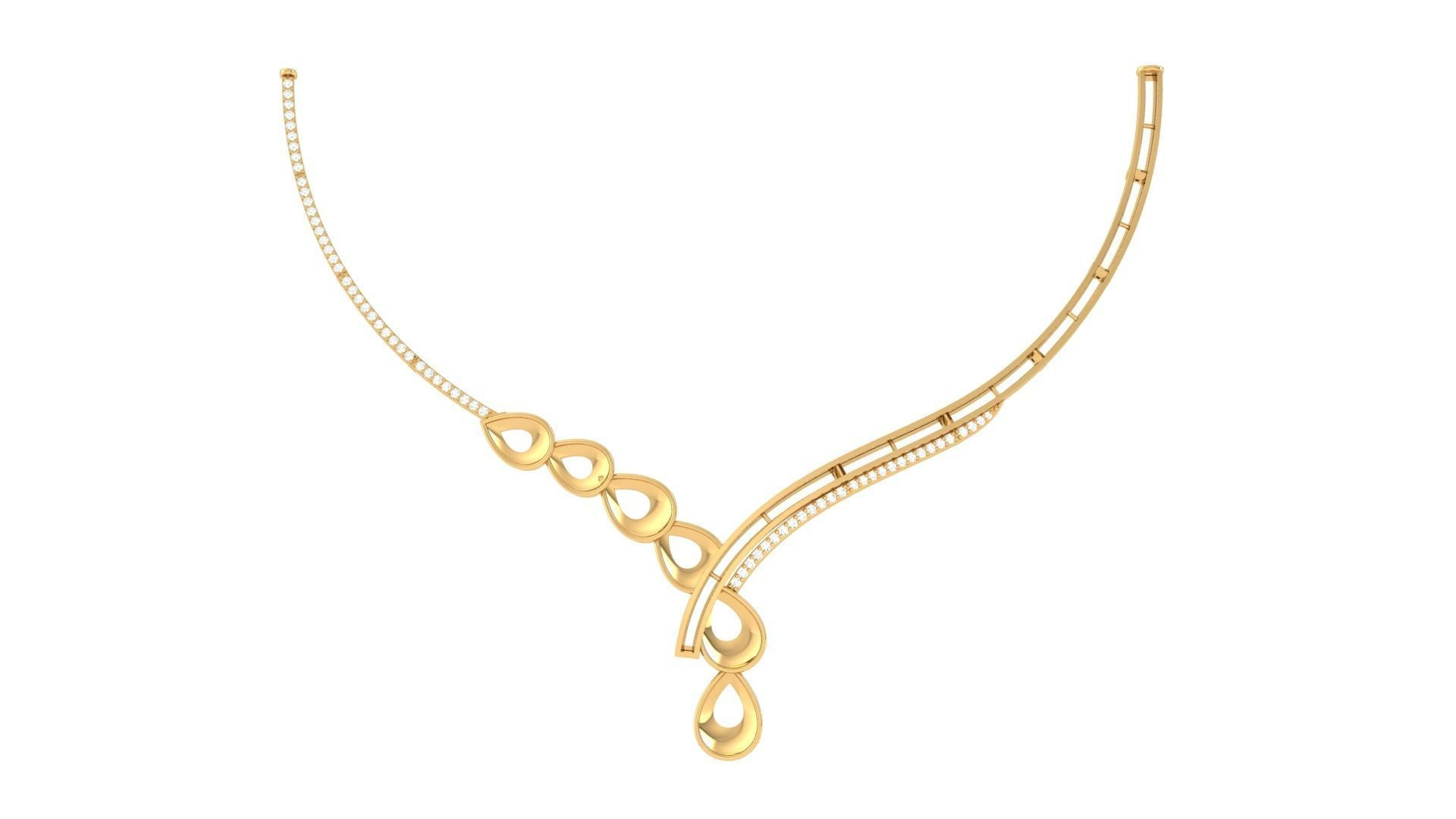 Princess Diamond Necklace