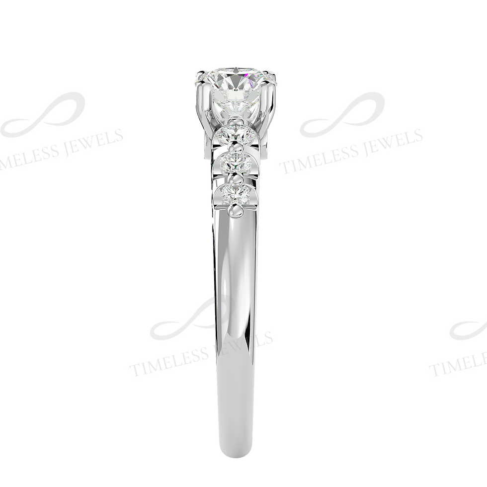 Thumbnail: TJ Ariana Diamond Solitaire Ring