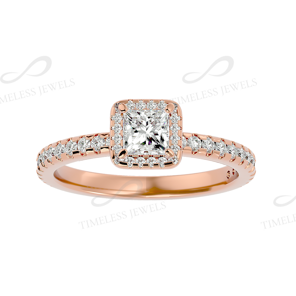 Thumbnail: TJ Camilla Diamond Halo Ring
