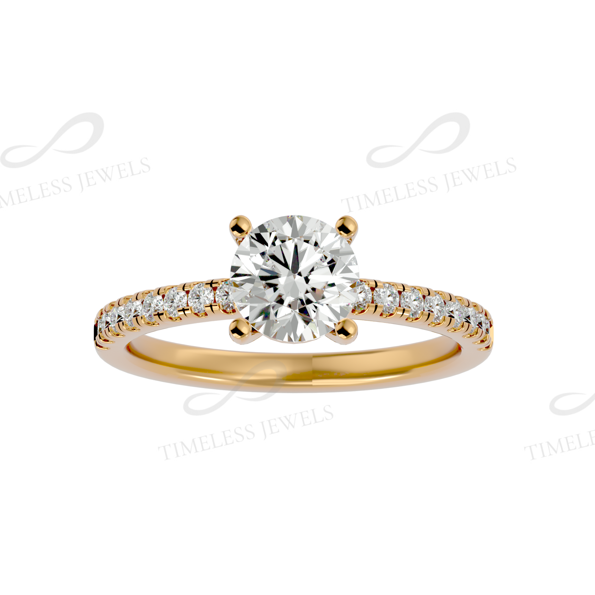 TJ Estella Diamond Solitaire Ring