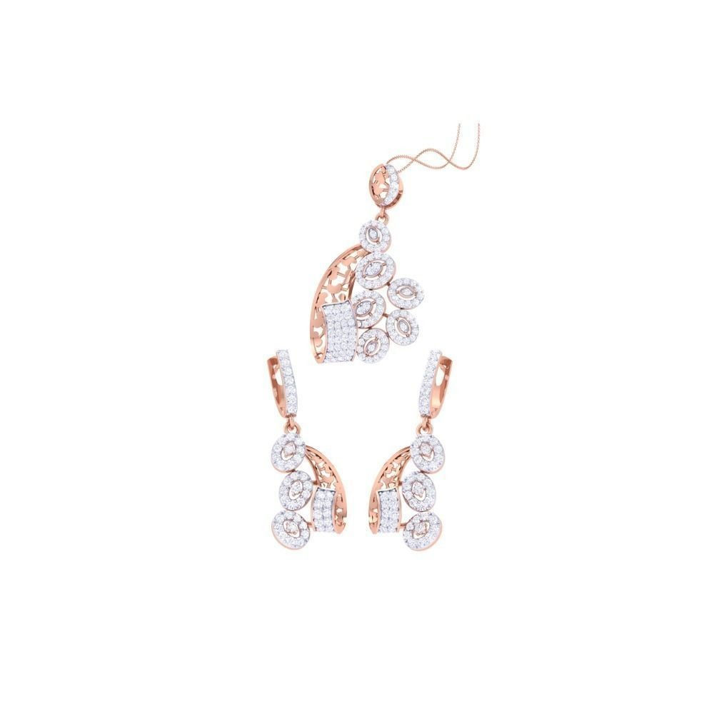 MBJ Marisol Diamond Pendant set - TPDS339