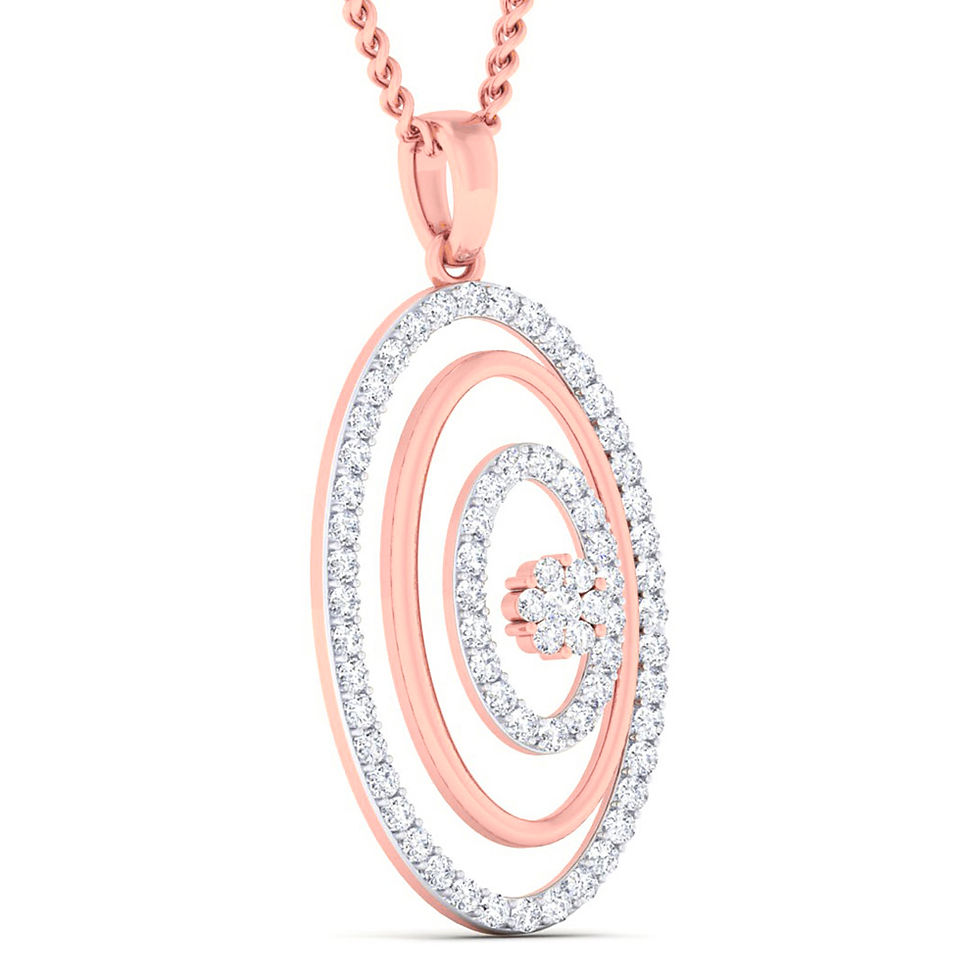 Thumbnail: CA Kamila Diamond Pendant Set