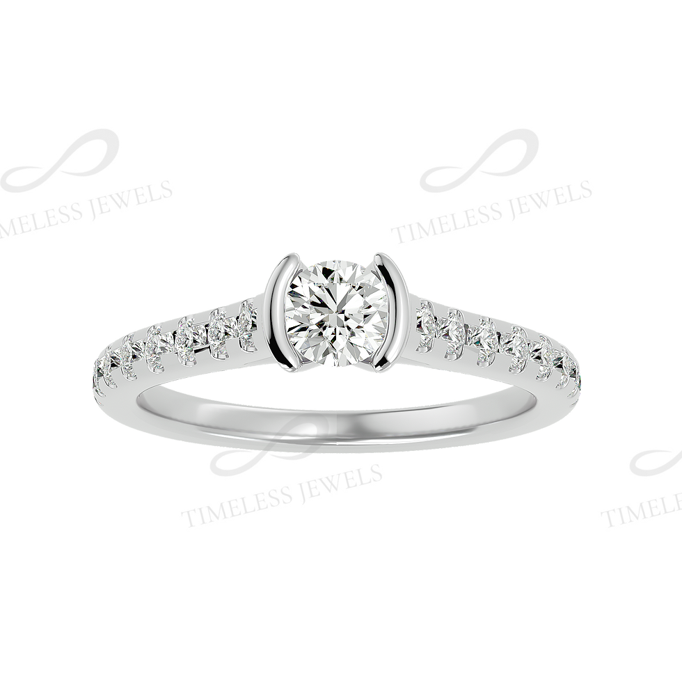 Thumbnail: TJ Cameron Diamond Solitaire Ring