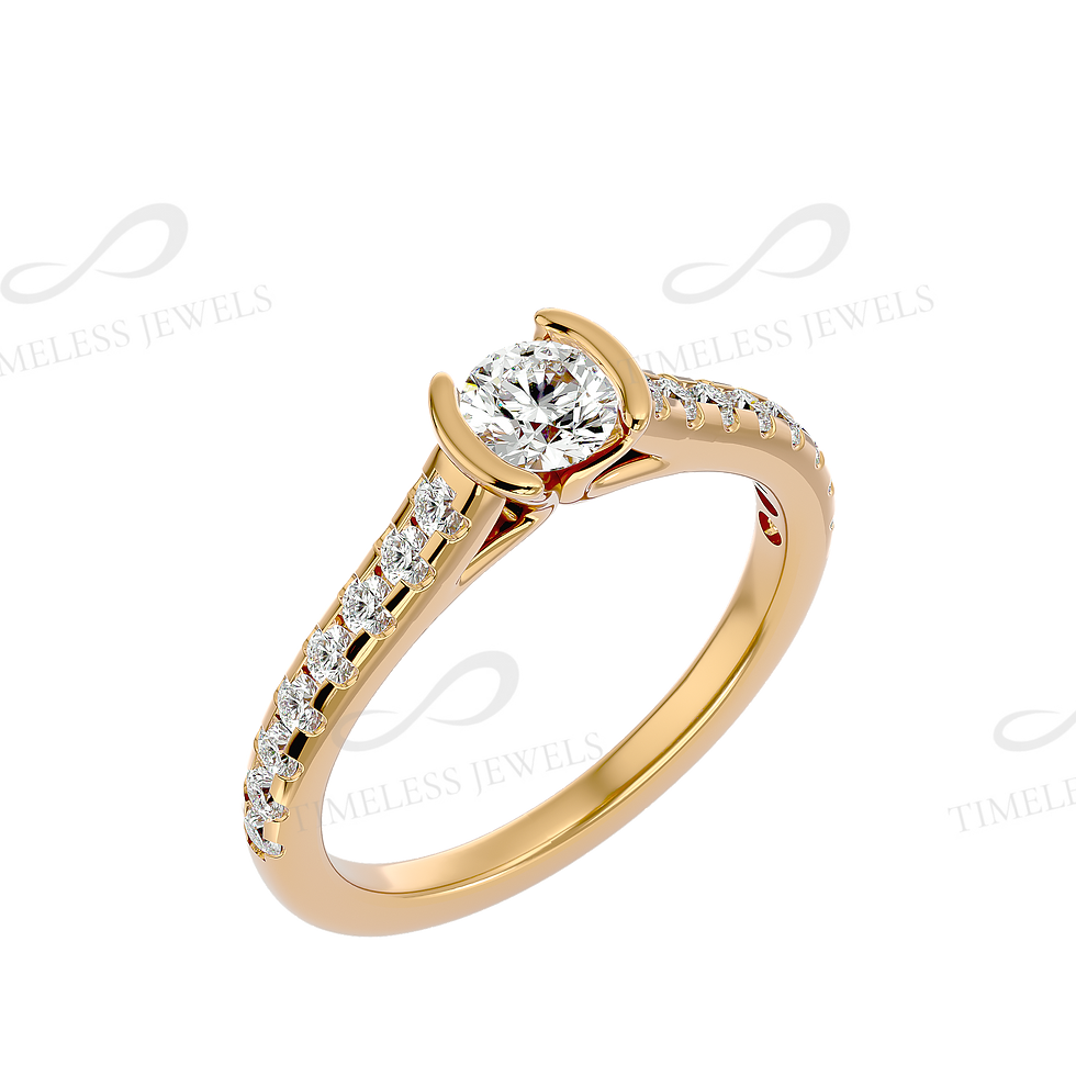 Thumbnail: TJ Cameron Diamond Solitaire Ring