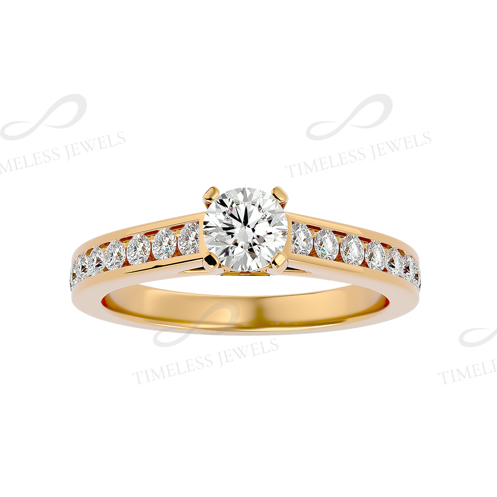 TJ Diana Diamond Solitaire Ring