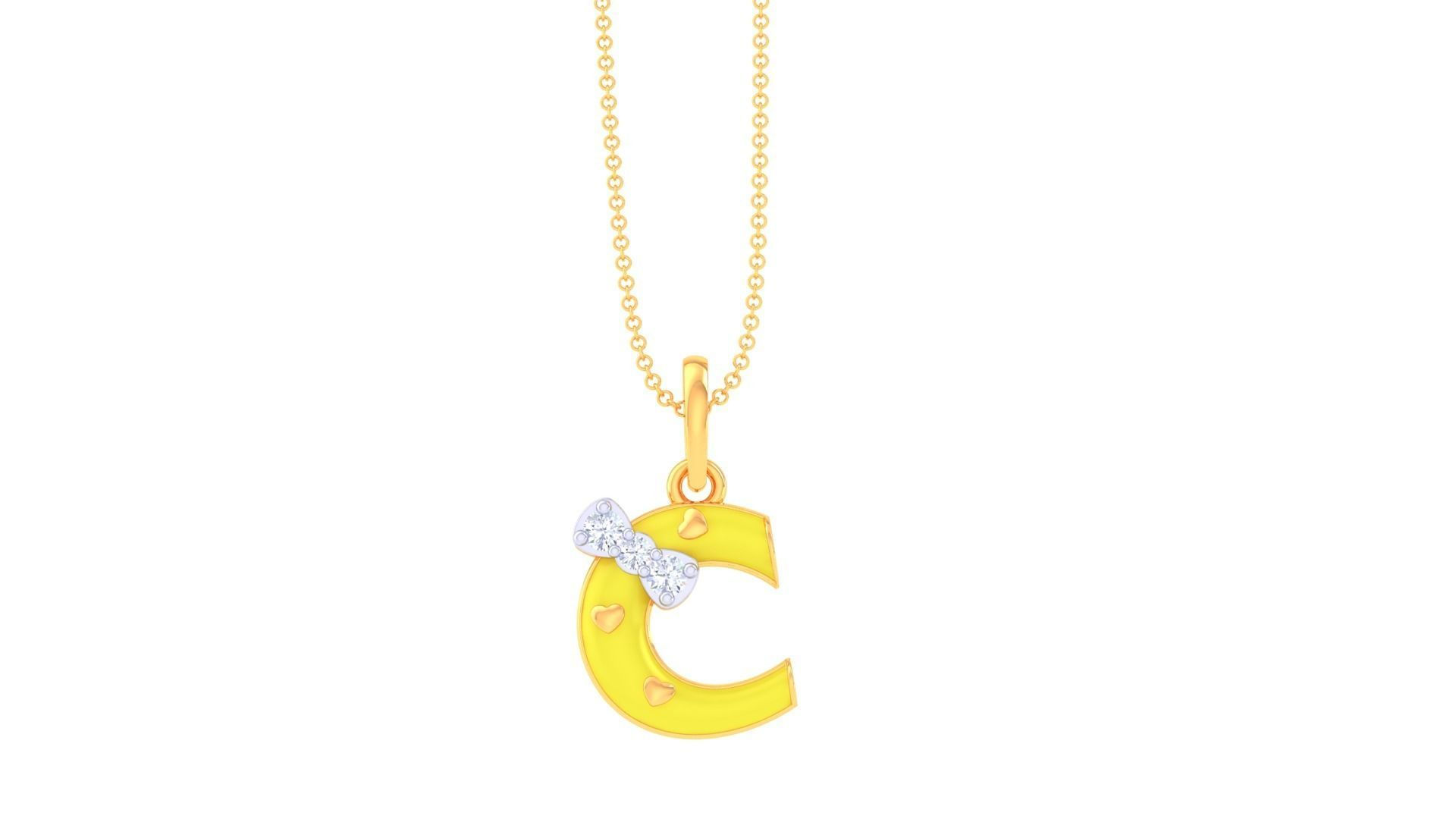 C Diamond Kids Pendants