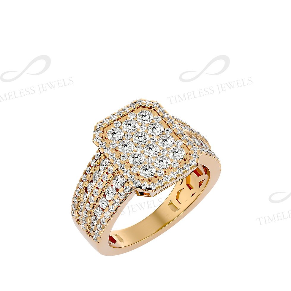 Thumbnail: TJ Nathan Diamond Mens Rings