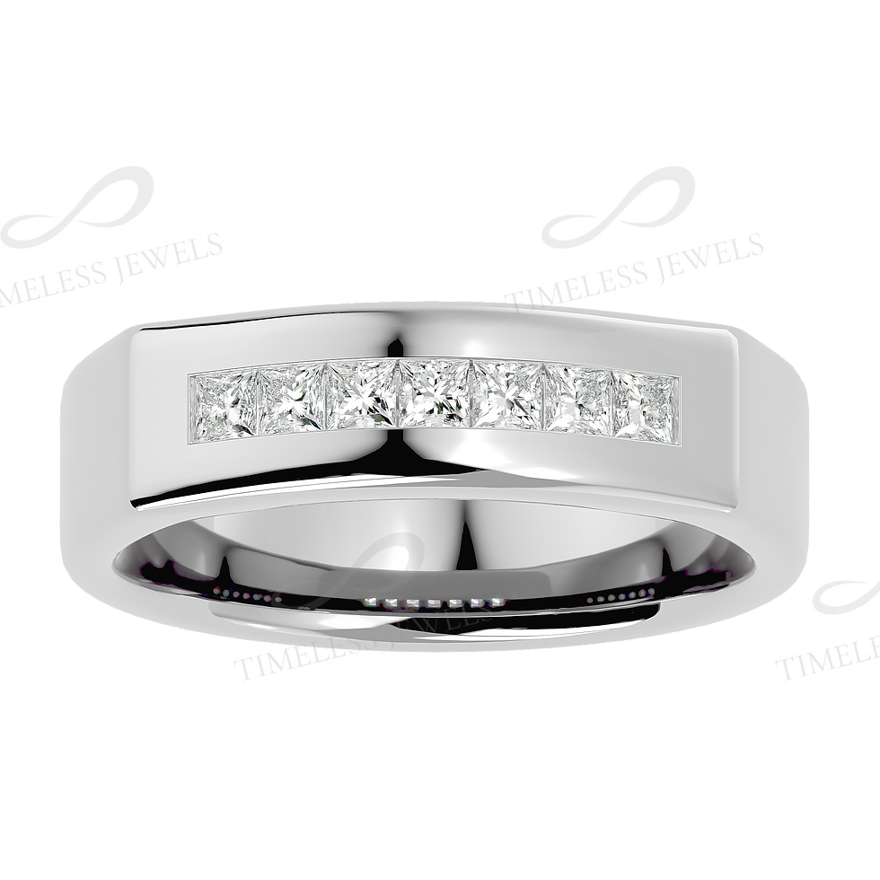 Thumbnail: TJ Andre Diamond Mens Rings