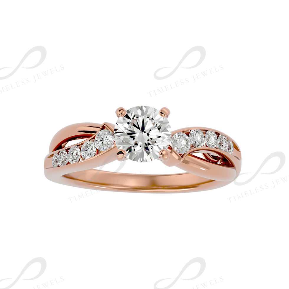 Thumbnail: TJ Faye Diamond Solitaire Ring