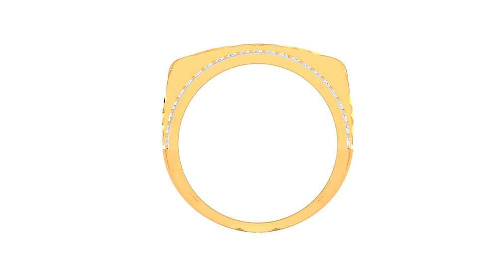 Thumbnail: MBJ Iris Diamond Gents ring Regular TGR 216