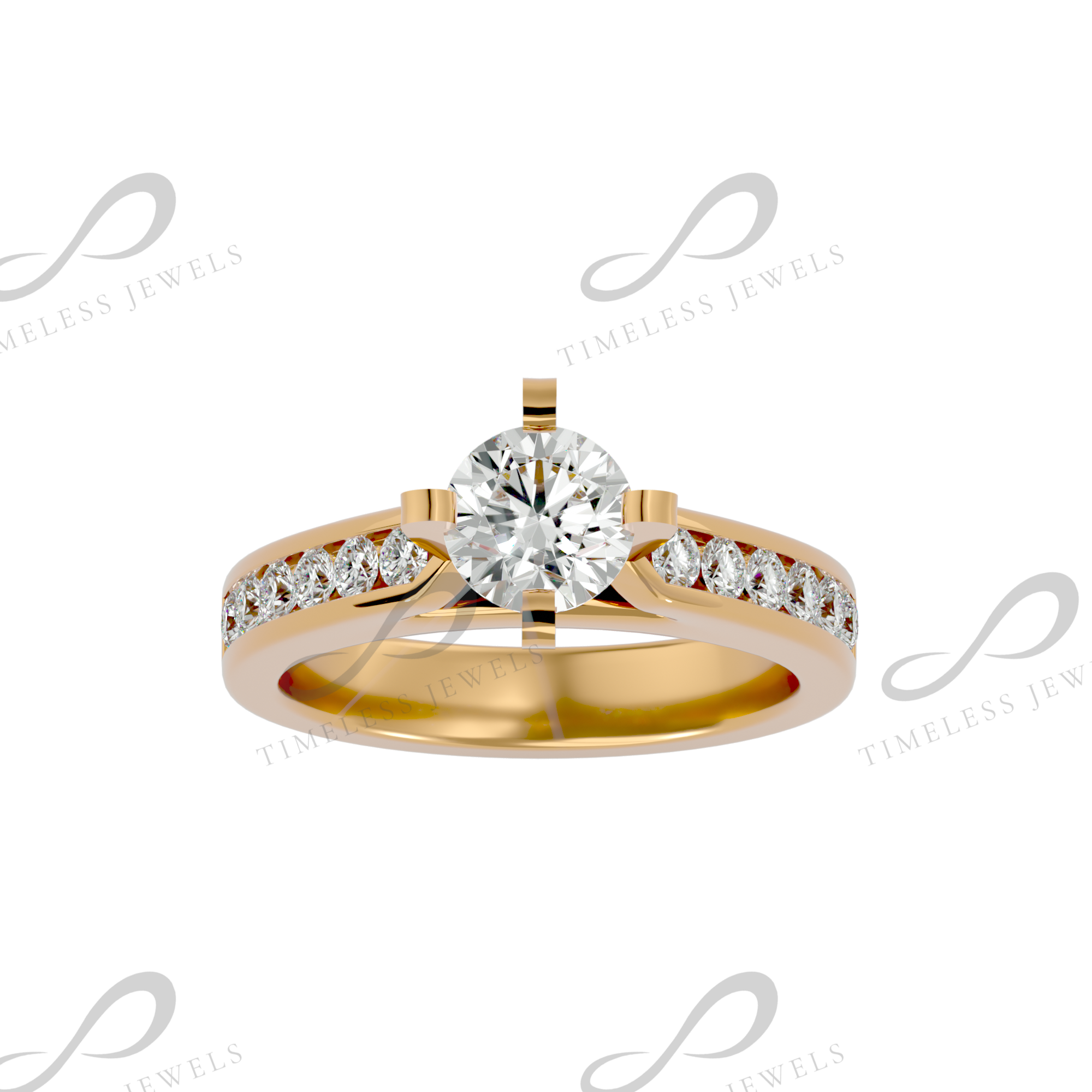 TJ Nathaniel Diamond Solitaire Ring