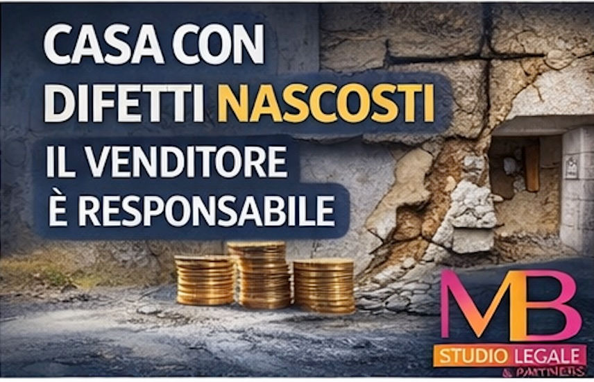 CASA CON DIFETTI NASCOSTI: IL VENDITORE DEVE RIDURRE IL PREZZO
