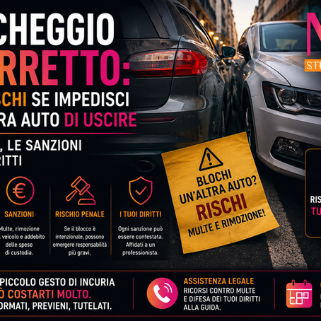 PARCHEGGIO SCORRETTO: COSA RISCHI SE IMPEDISCI A UN'ALTRA AUTO DI USCIRE