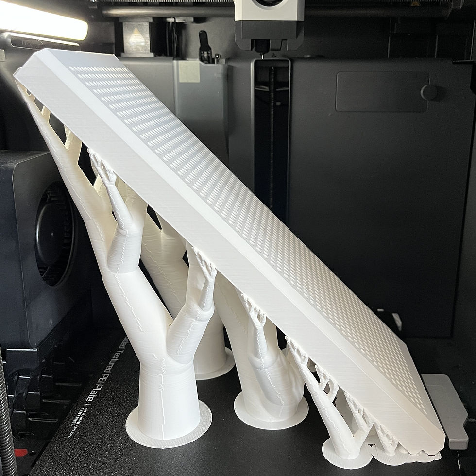 successfully printed FormD T1 AiO Cover with Tree supports