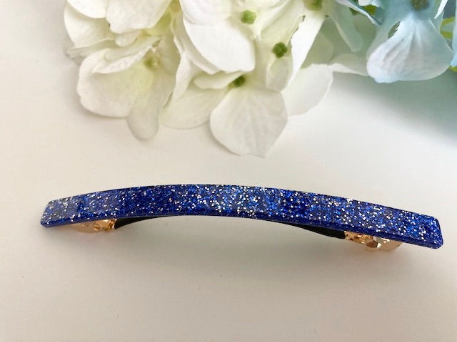Thumbnail: Rachel Skinny Slim Barrette in premium Acetate
