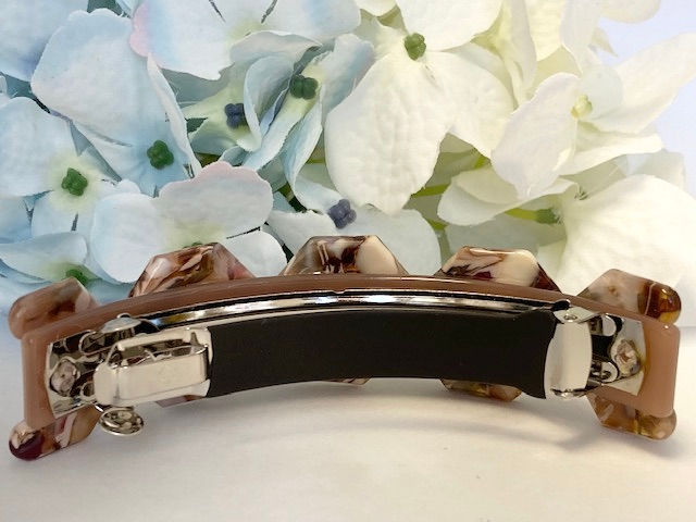 Thumbnail: Lise premium Acetate large sized hair barrette