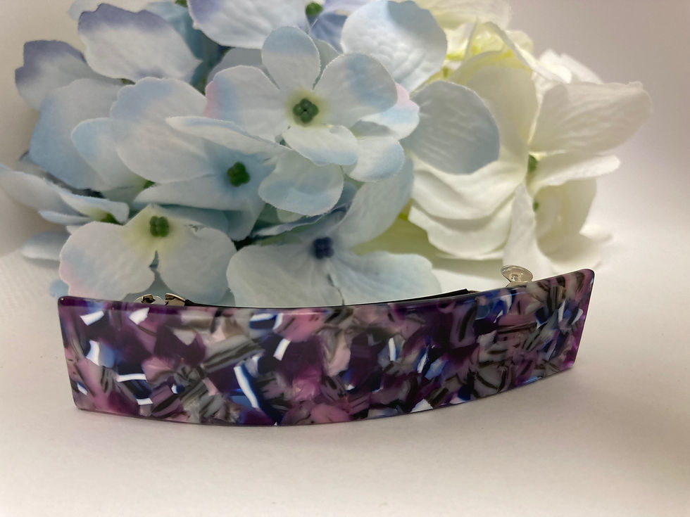 Eloise Premium Acetate Classic Hair Barrette