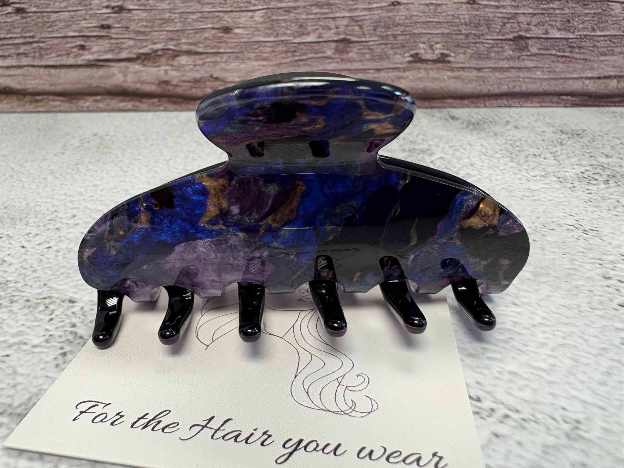 Ruby premium Acrylic small to Medium sized hair claw clip