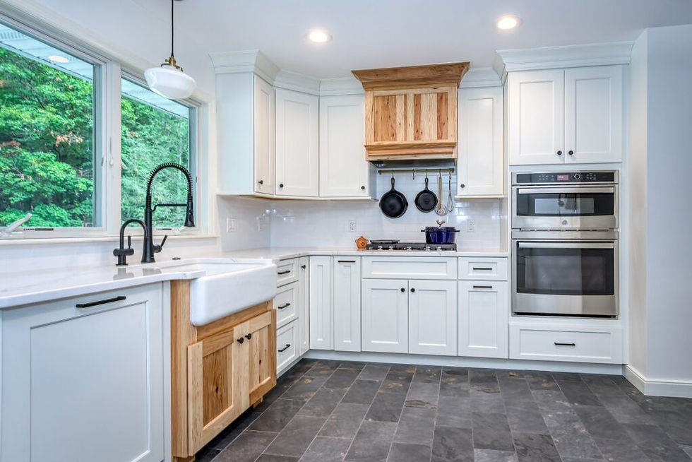 shaker-style cabinets