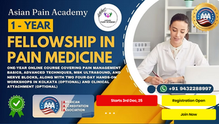 Asian Pain Academy Pain Management Courses – Admissions Open for December 2025 Batch