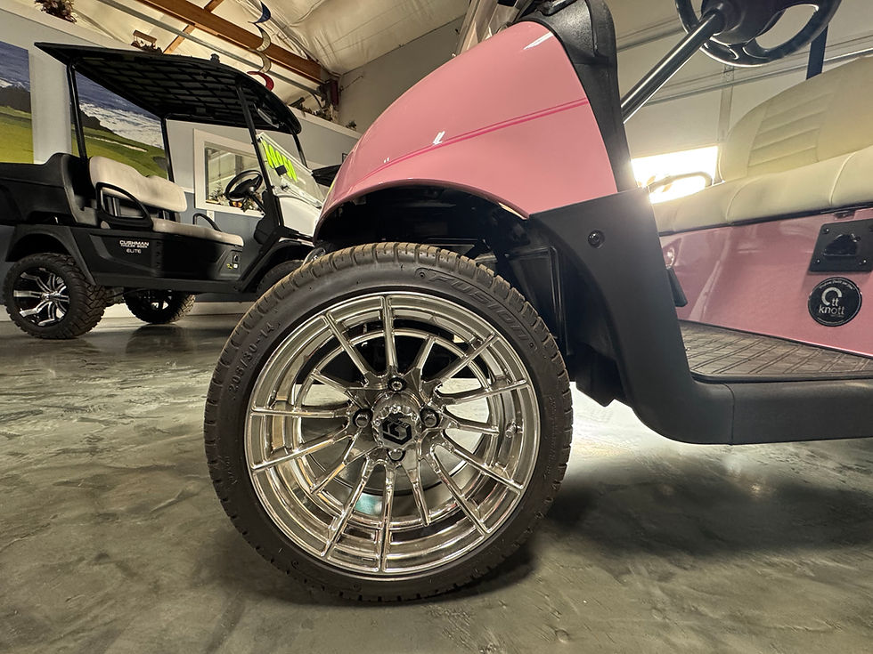 Thumbnail: E-Z-GO Pink Elite Lithium RXV