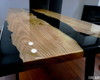 Miniatura: Mesa de Jantar em Madeira com Resina River Table