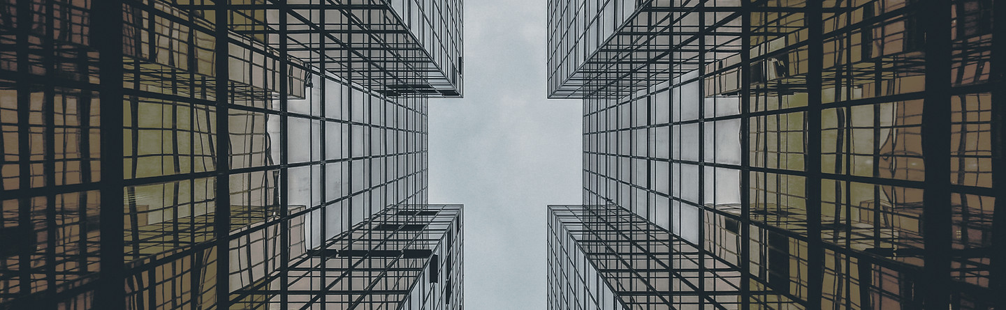 Abstract Glass Building