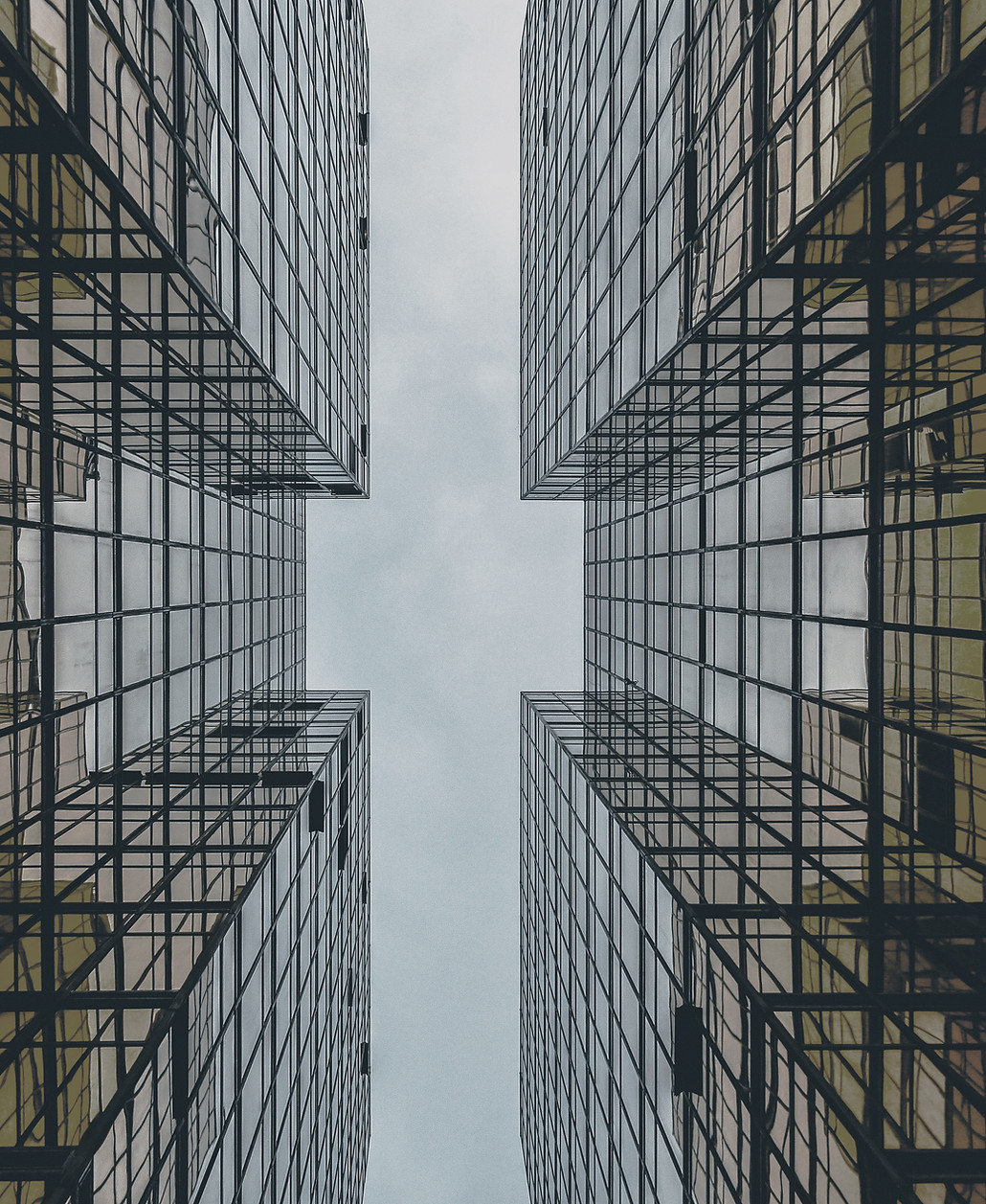 Abstract Glass Building