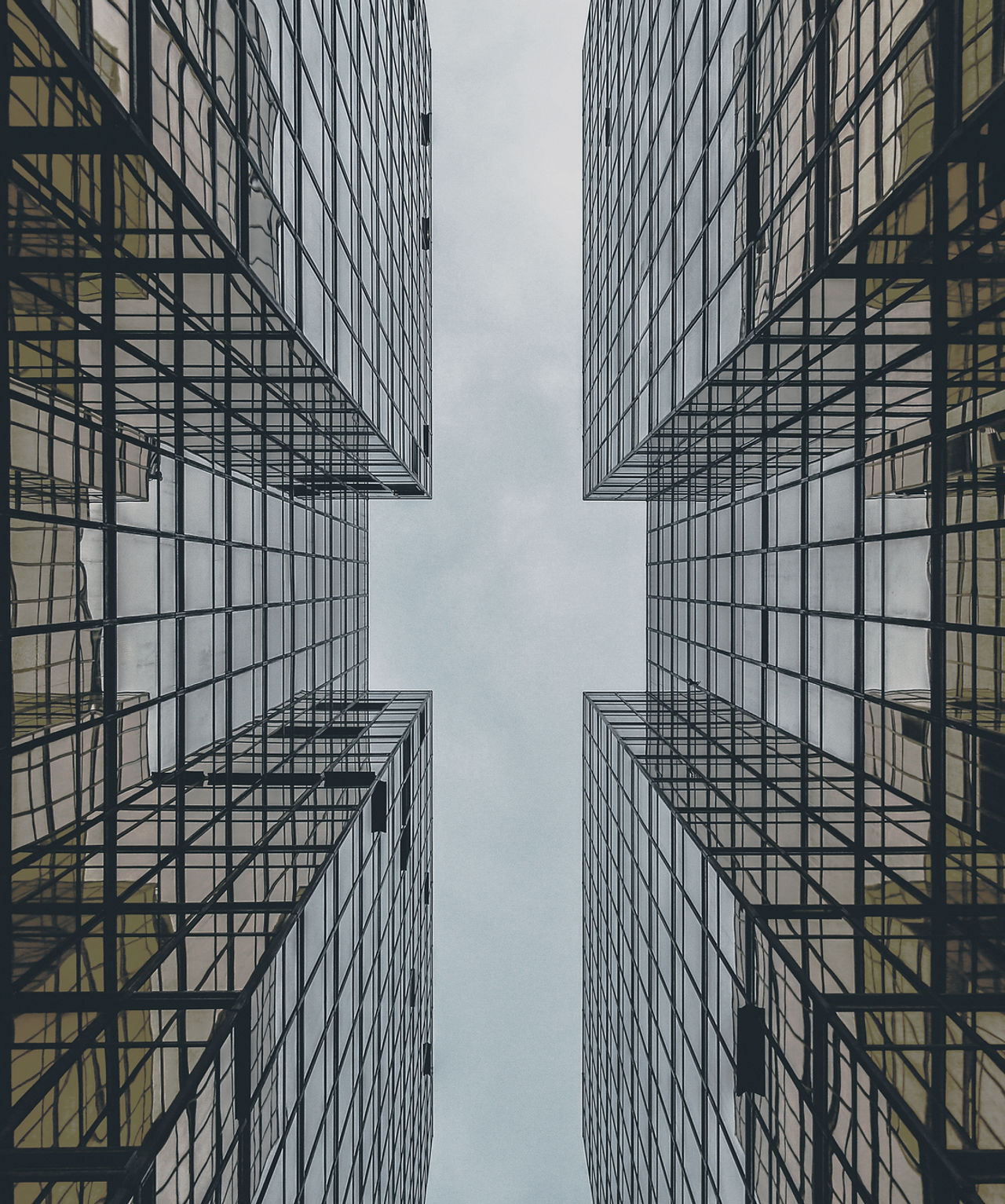 Abstract Glass Building