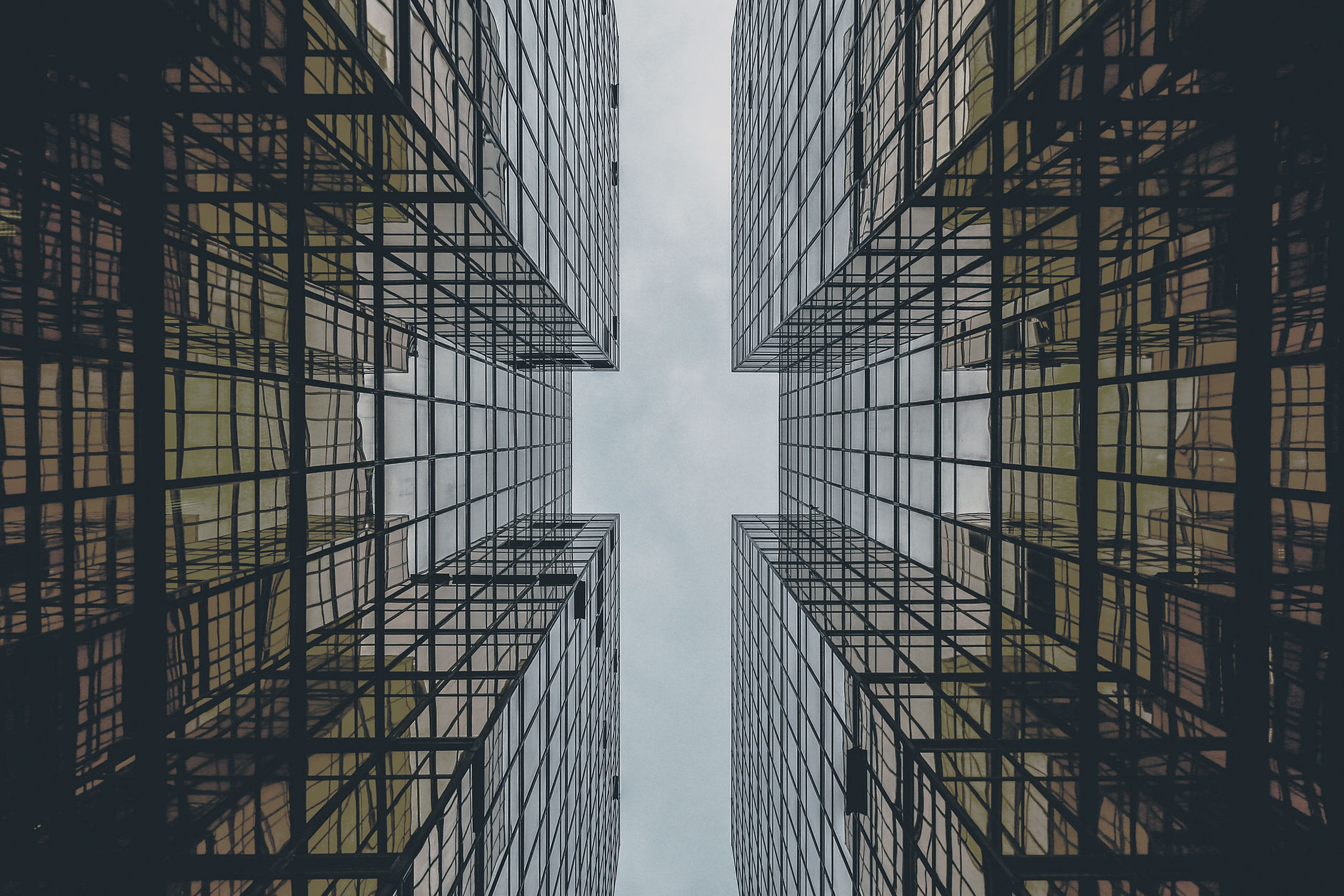 Abstract Glass Building