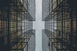 Abstract Glass Building