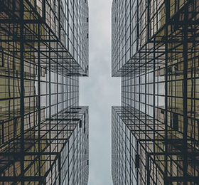 Abstract Glass Building 