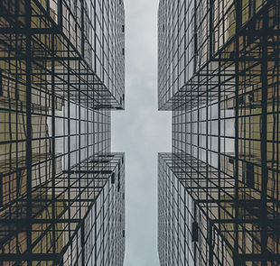 Abstract Glass Building