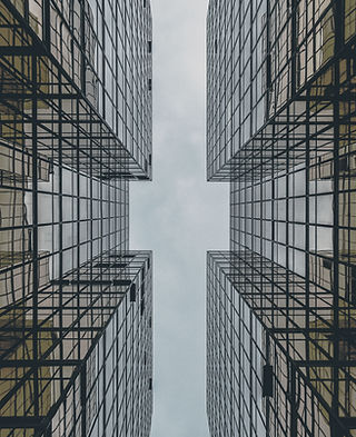 Abstract Glass Building