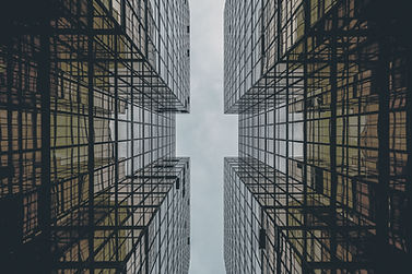 Abstract Glass Building
