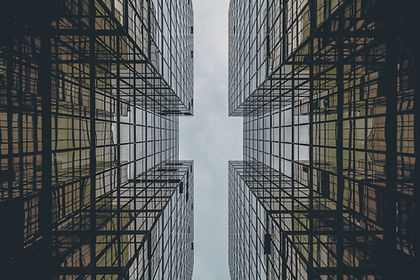Abstract Glass Building 