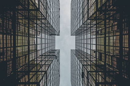 Abstract Glass Building