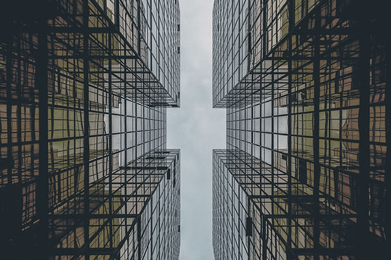 Abstract Glass Building