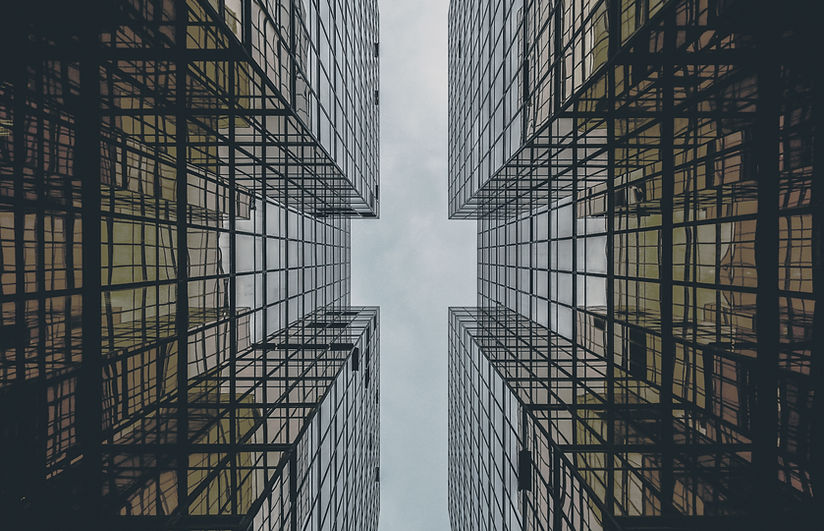 Abstract Glass Building