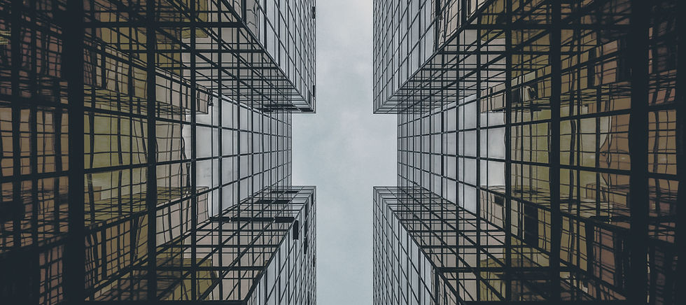 Abstract Glass Building