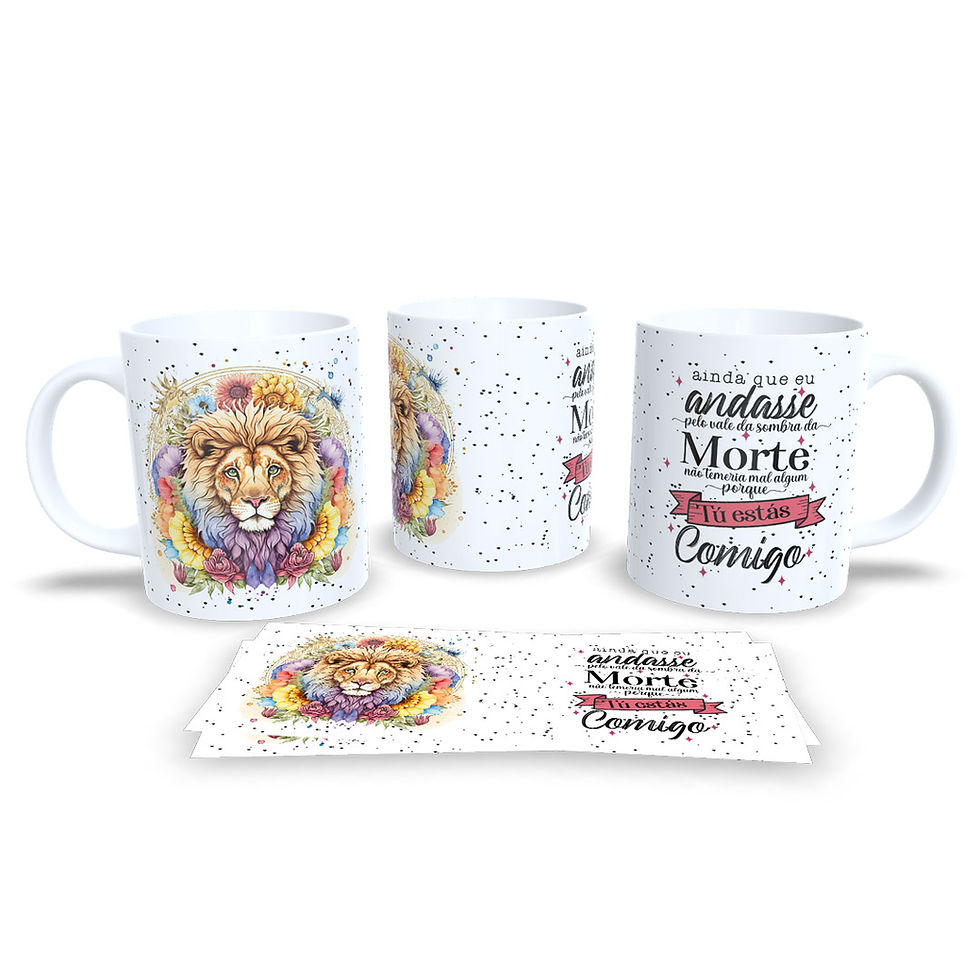 Miniatura: Caneca ainda que eu Andasse pelo vale da sombra da Morte