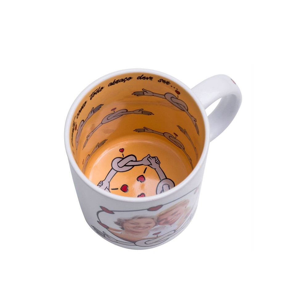 Miniatura: CANECA CERÂMICA ABRAÇO 325ML