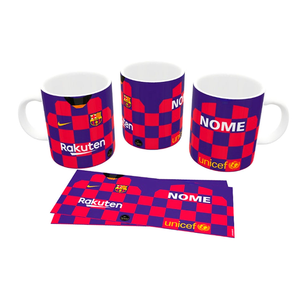 Miniatura: Caneca Personalizada Barcelona Com Nome