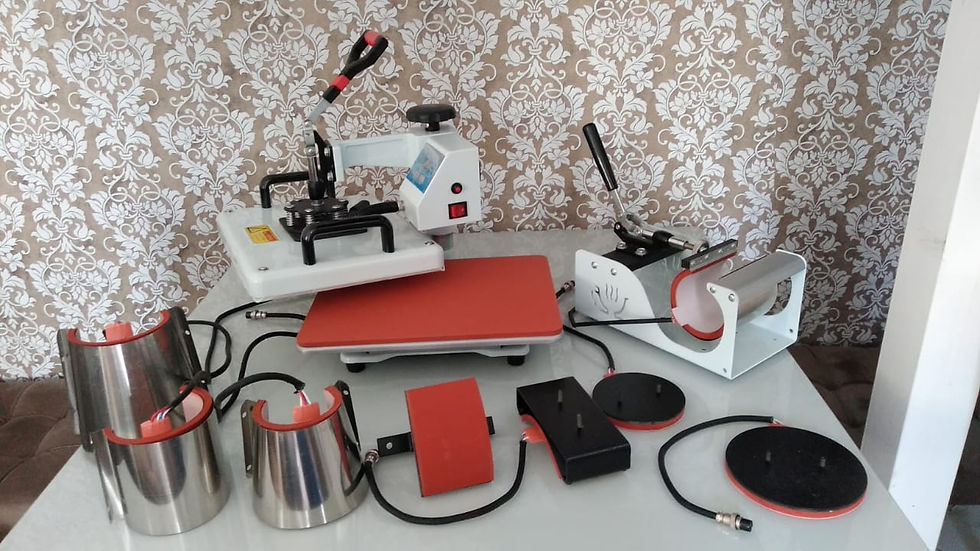 Miniatura: PRENSA TÉRMICA SUBLIMAÇÃO 8X1