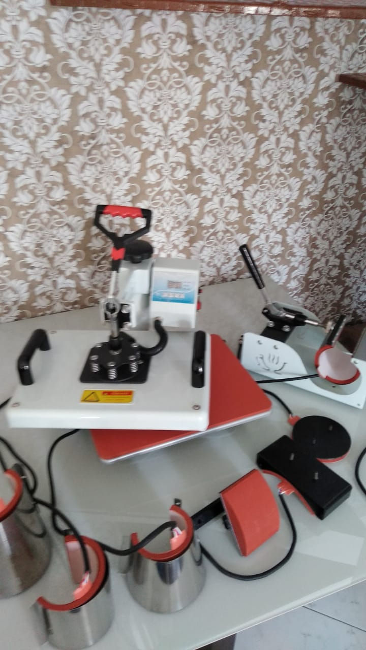 Miniatura: PRENSA TÉRMICA SUBLIMAÇÃO 8X1