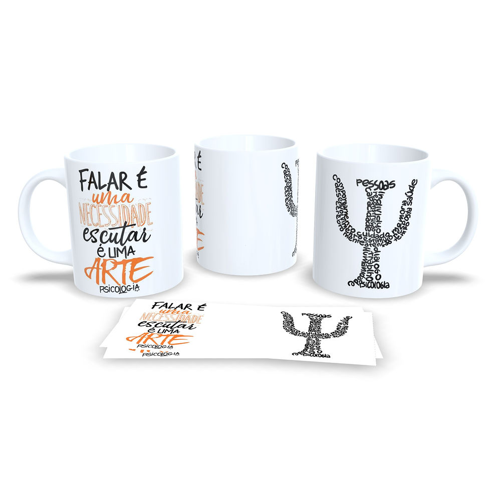 Miniatura: Caneca Falar é uma Necessidade Escultar é uma Arte